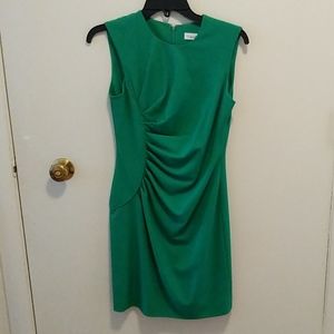Green Calvin Klein cocktail dress